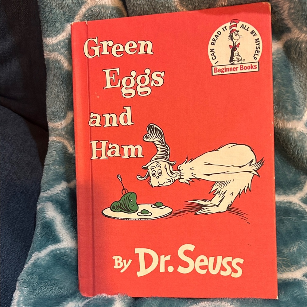 Dr. Seuss Green Eggs and Ham - Bold Orange Cover